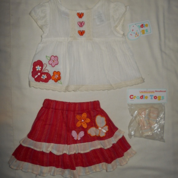 Rare Cute 3 Piece Summer Fun Skort Set - Picture 4 of 4